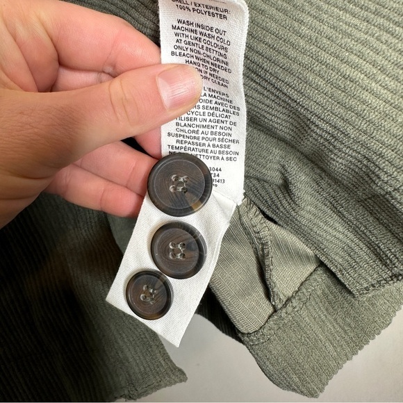 Avec Les Filles Oversized Green Corduroy Jacket - Picture 6 of 8